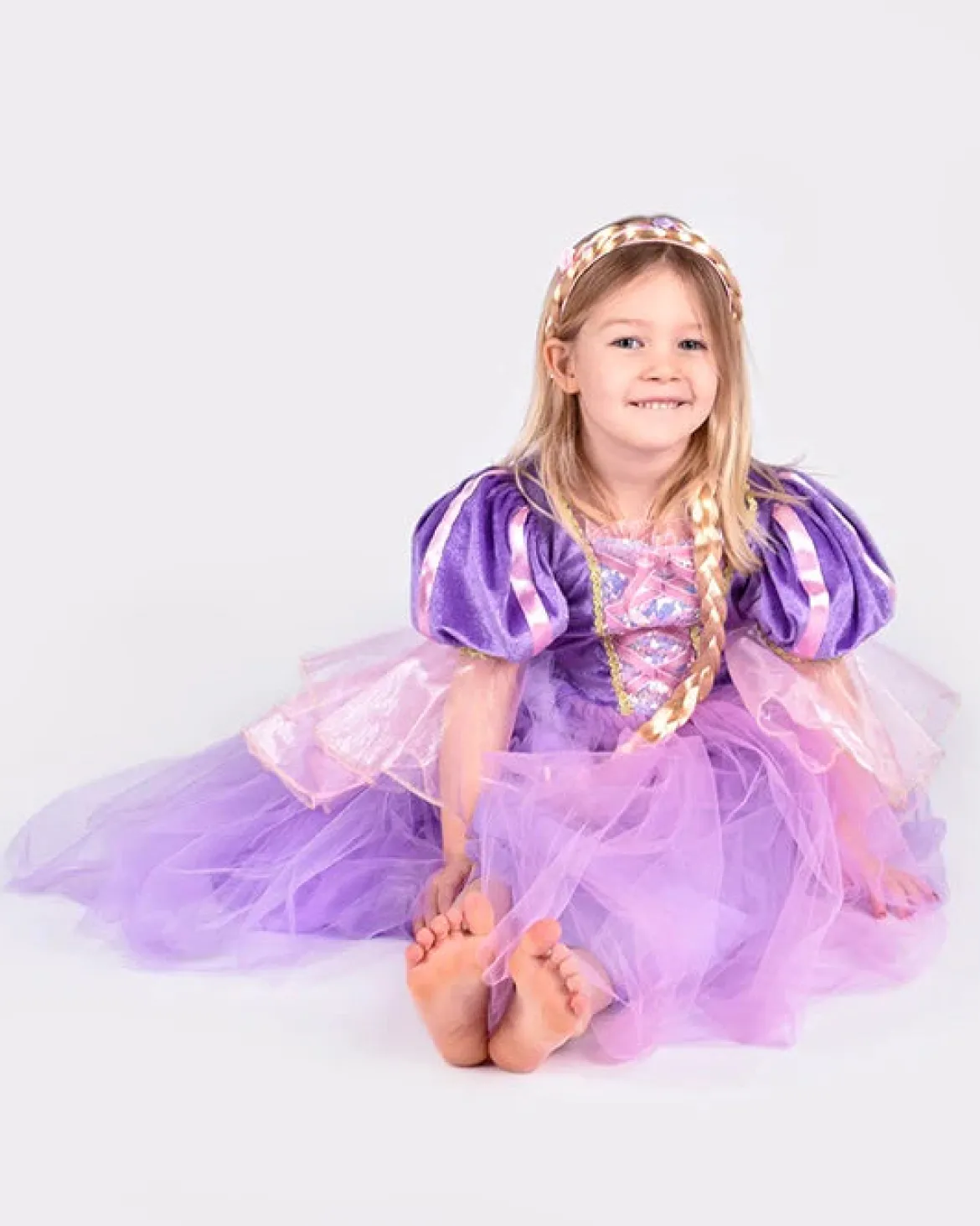 Tähkäpää Prinsessamekko sekä Letti 122-128cm