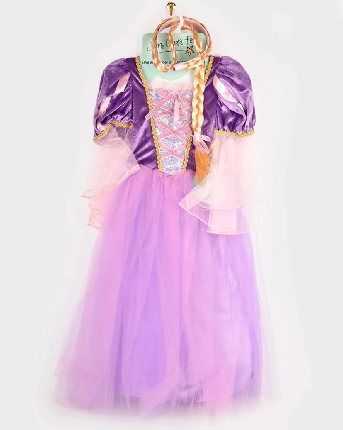 Tähkäpää Prinsessamekko sekä Letti 122-128cm