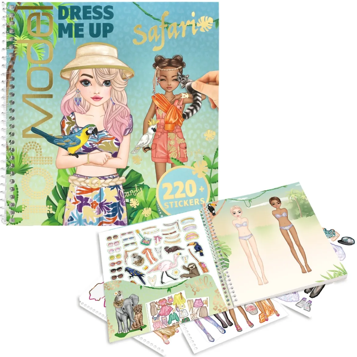 TOPModel Dress Me Up Safari Tarrakirja