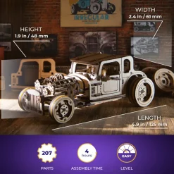 Ugears Hot Rod Furious Mouse
