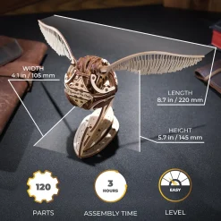 Ugears Rakennussarja Harry Potter Golden Snitch