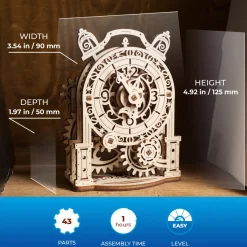 Ugears Vintage Alarm Clock