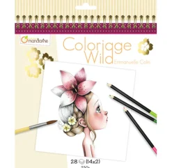 Värityskirja Coloriage Wild Lapset 28 kuvaa