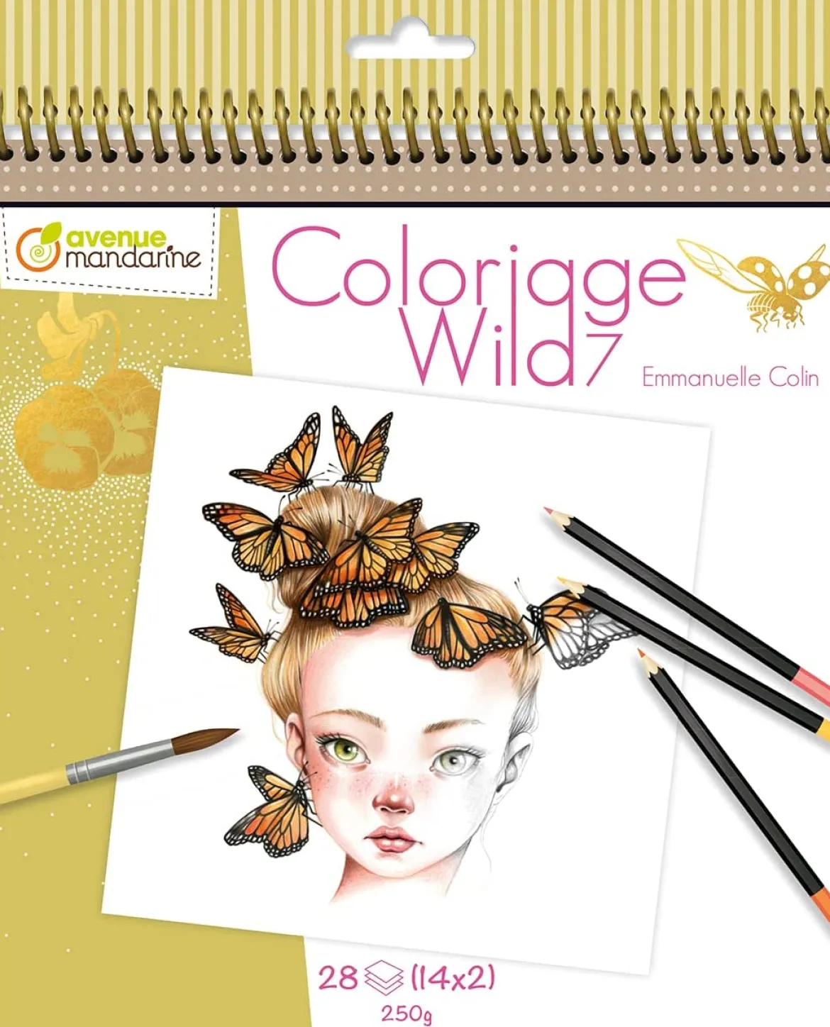 Värityskirja Coloriage Wild 7 Lapset 28 kuvaa