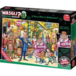 Wasgij Christmas Puzzle 1000 Palan Palapeli A Very Merry Makeover
