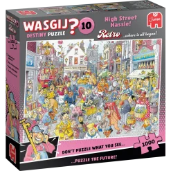 Wasgij Destiny Retro 10 High Street Hassle! 1000 Palan Palapeli