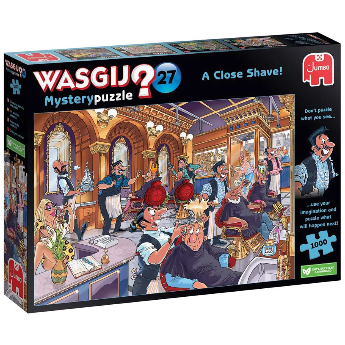 Wasgij Mystery A Close Shave! 1000 Palan Palapeli