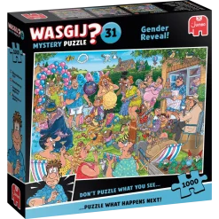 Wasgij Mystery 31 Gender Reveal! 1000 Palan Palapeli