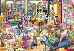 Wasgij Mystery 1000 Palan Palapeli Nro 23 Pooch Parlour!