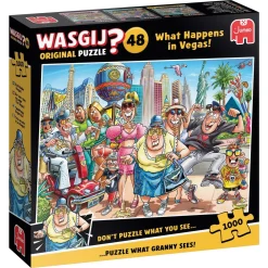 Wasgij Original 48 What Happens in Vegas! 1000 Palan Palapeli