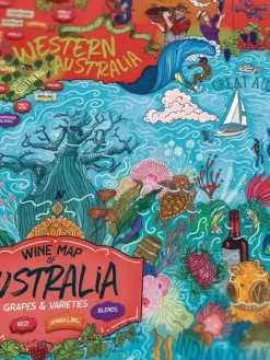 Water And Wines Australia, Wine Puzzle, 1000 Palan Viini Palapeli