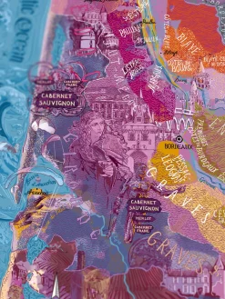 Water And Wines Bordeaux, Wine Puzzle, 1000 Palan Viini Palapeli