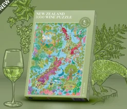 Water And Wines New Zealand, Wine Puzzle, 1000 Palan Viini Palapeli