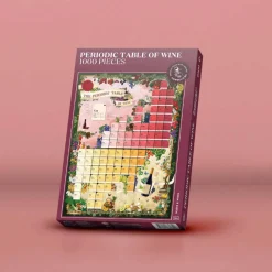 Water And Wines Periodic Table Of Wine, 1000 Palan Viini Palapeli