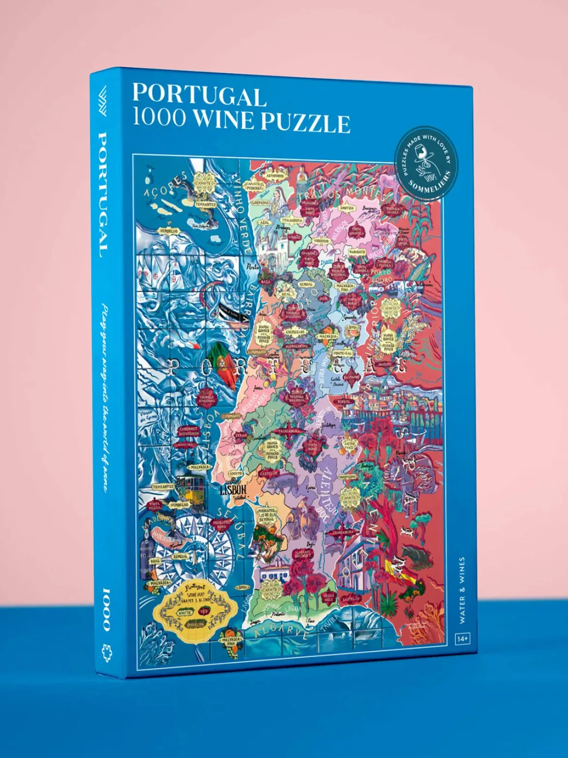 Water And Wines Portugal, Wine Puzzle, 1000 Palan Viini Palapeli