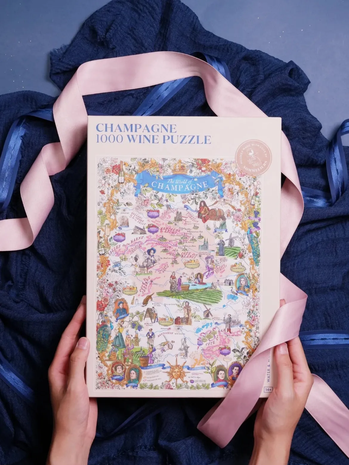 Water And Wines The World Of Champagne, 1000 Palan Samppanja Palapeli