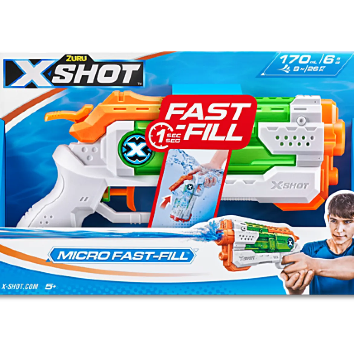 X-Shot Vesipyssy Micro Fast-Fill