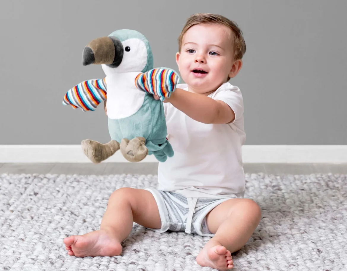 Zazu Clapping Soft Toy Timo The Toucan, Taputtava Tukaani Pehmolelu