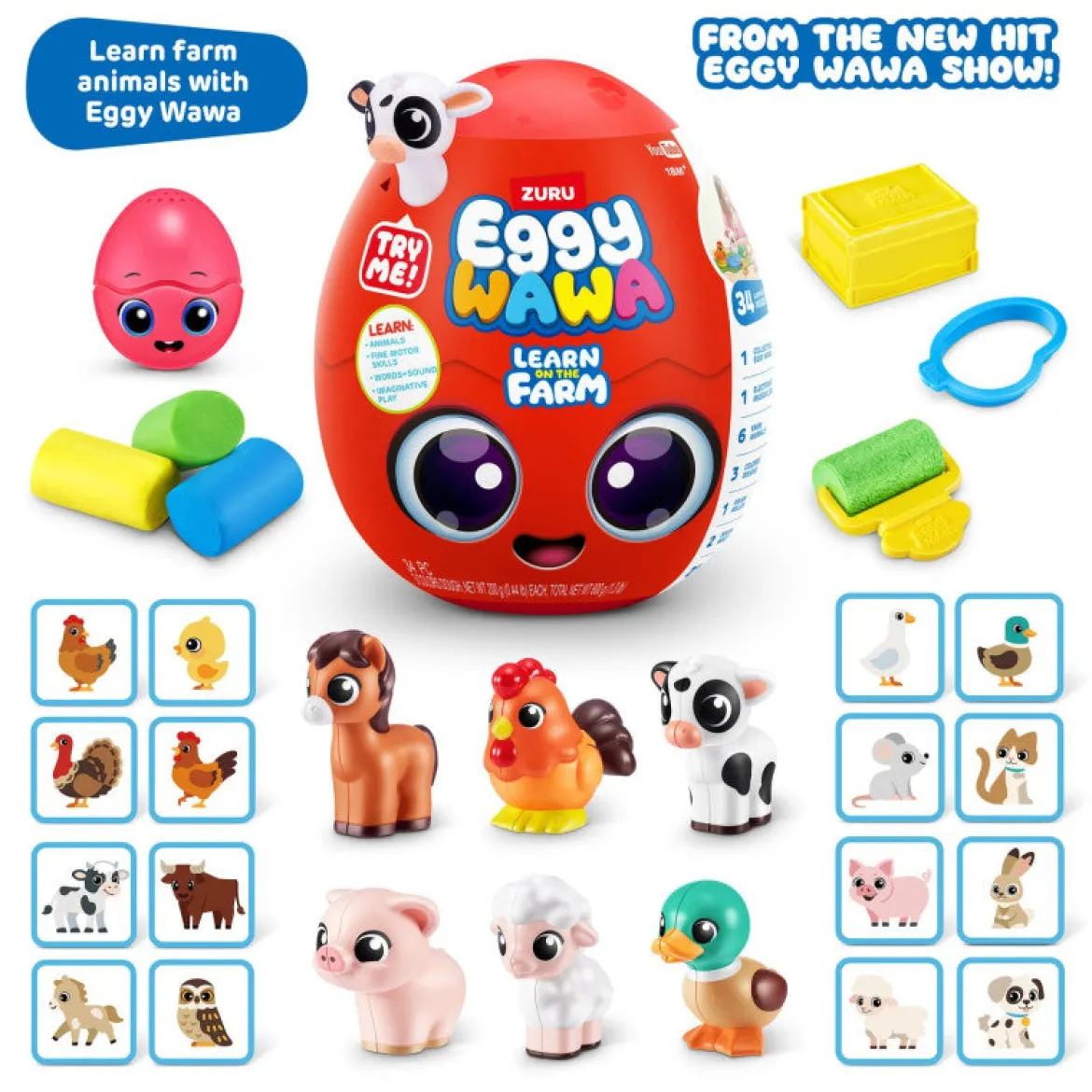 Zuru Eggy WAWA Learn On The Farm Yllätyslelu