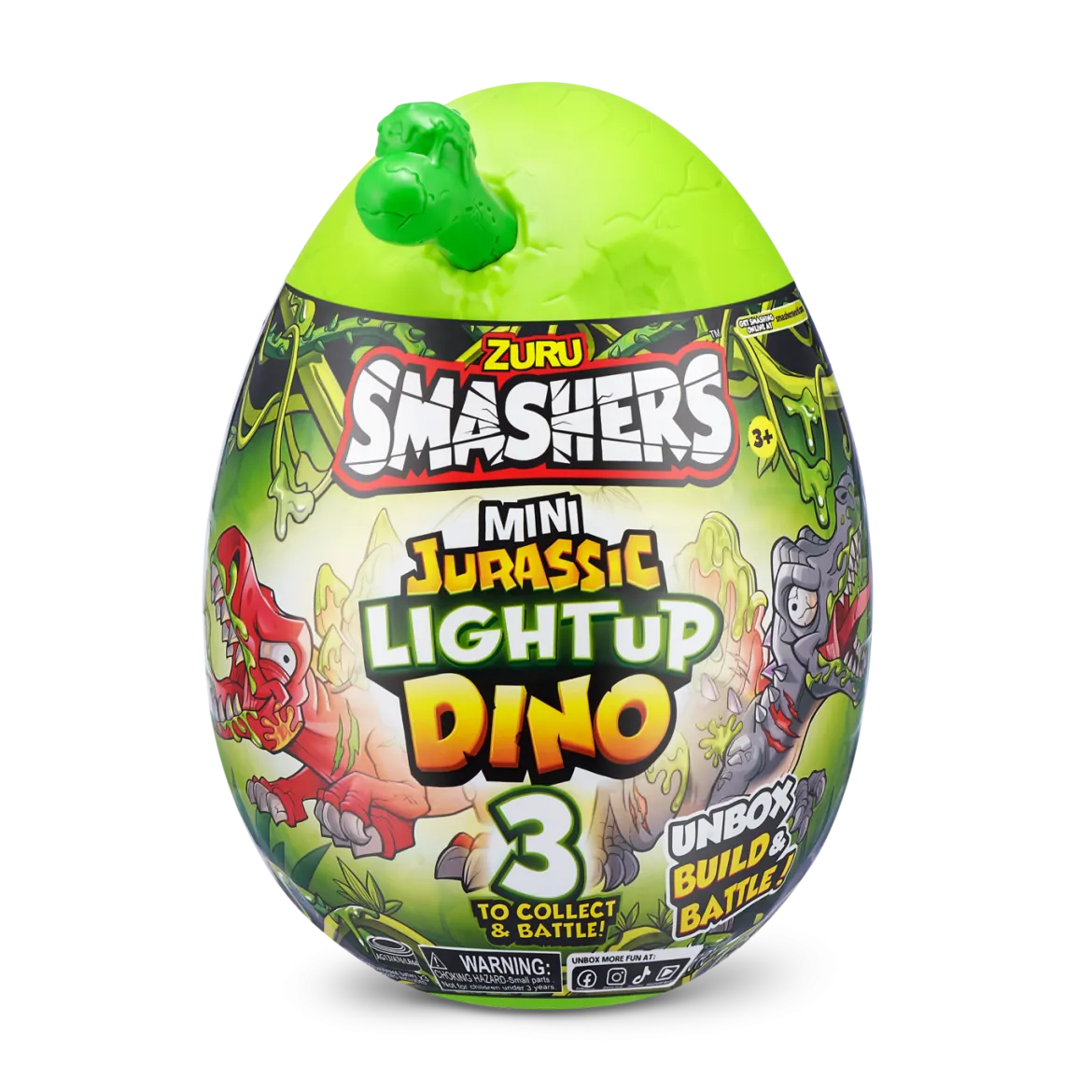 Zuru Smashers Mini Jurassic Light Up Dino